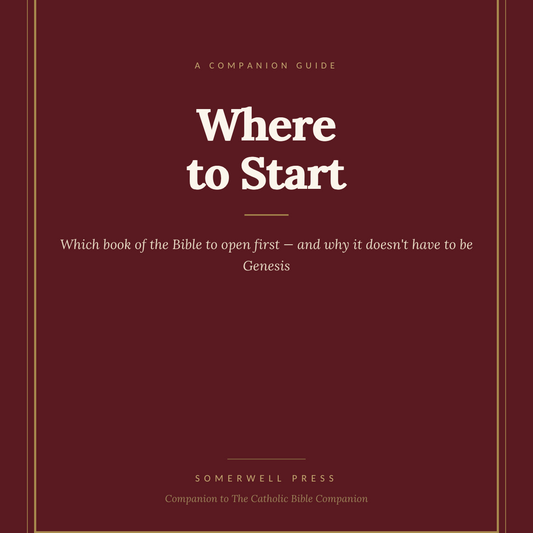 Where to Start — Bible Reading Guide